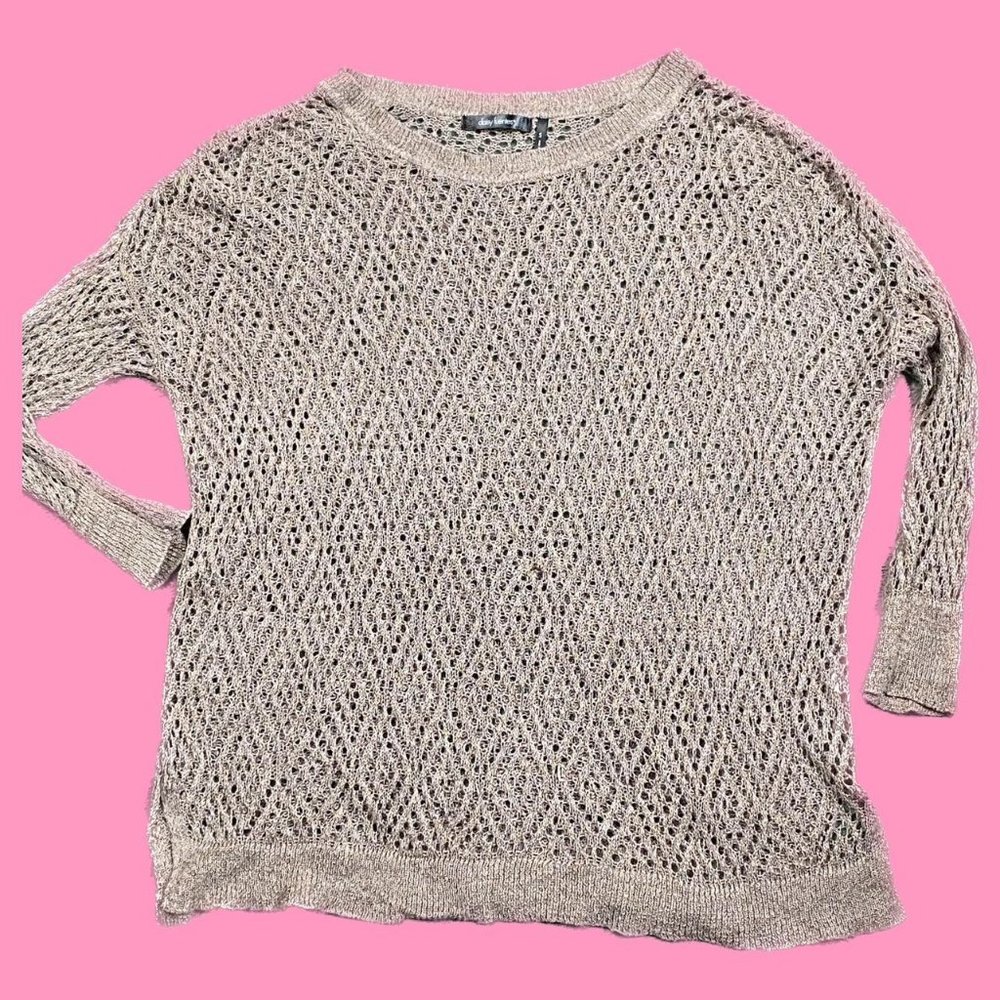 brown oversized sweater womens size small